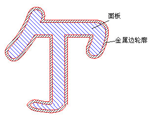 金屬發(fā)光字示意圖 金屬發(fā)光字示意圖
