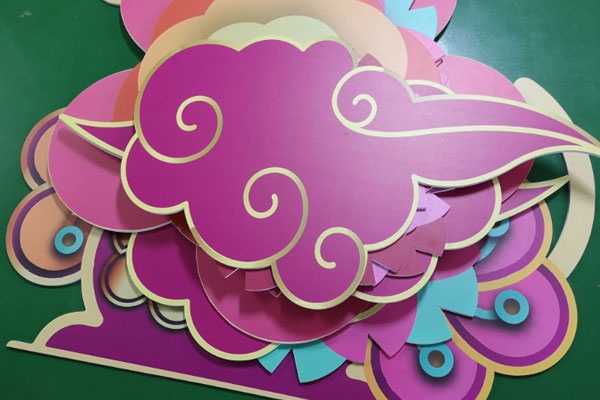 廣告雕刻機切割的展板展示 廣告雕刻機切割的展板展示